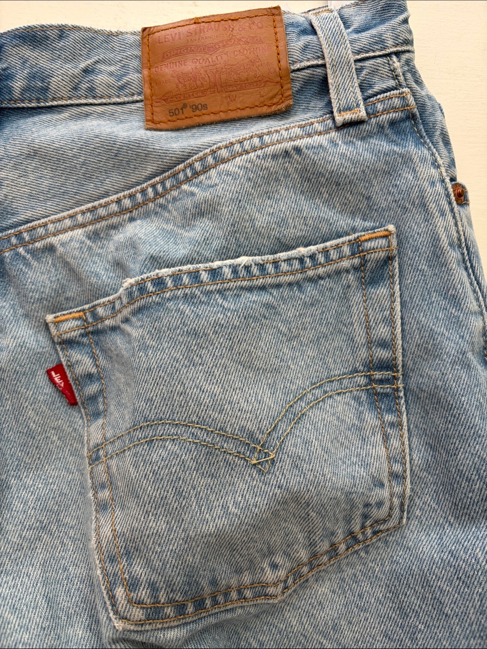 Levi's Light Blue Straight Leg Women's Jeans with Signature Back Pocket